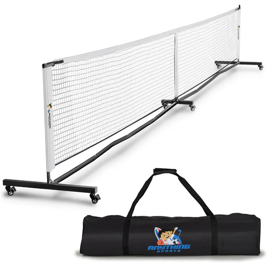 Deluxe Heavy Duty Pickleball Net with Wheels