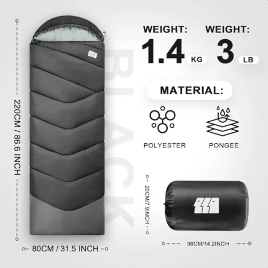 Sleeping Bag for Adults Warm, Waterproof