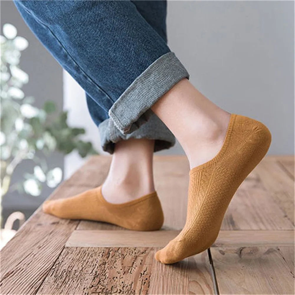 5 Pairs Cotton Tube Socks  Anti Odor