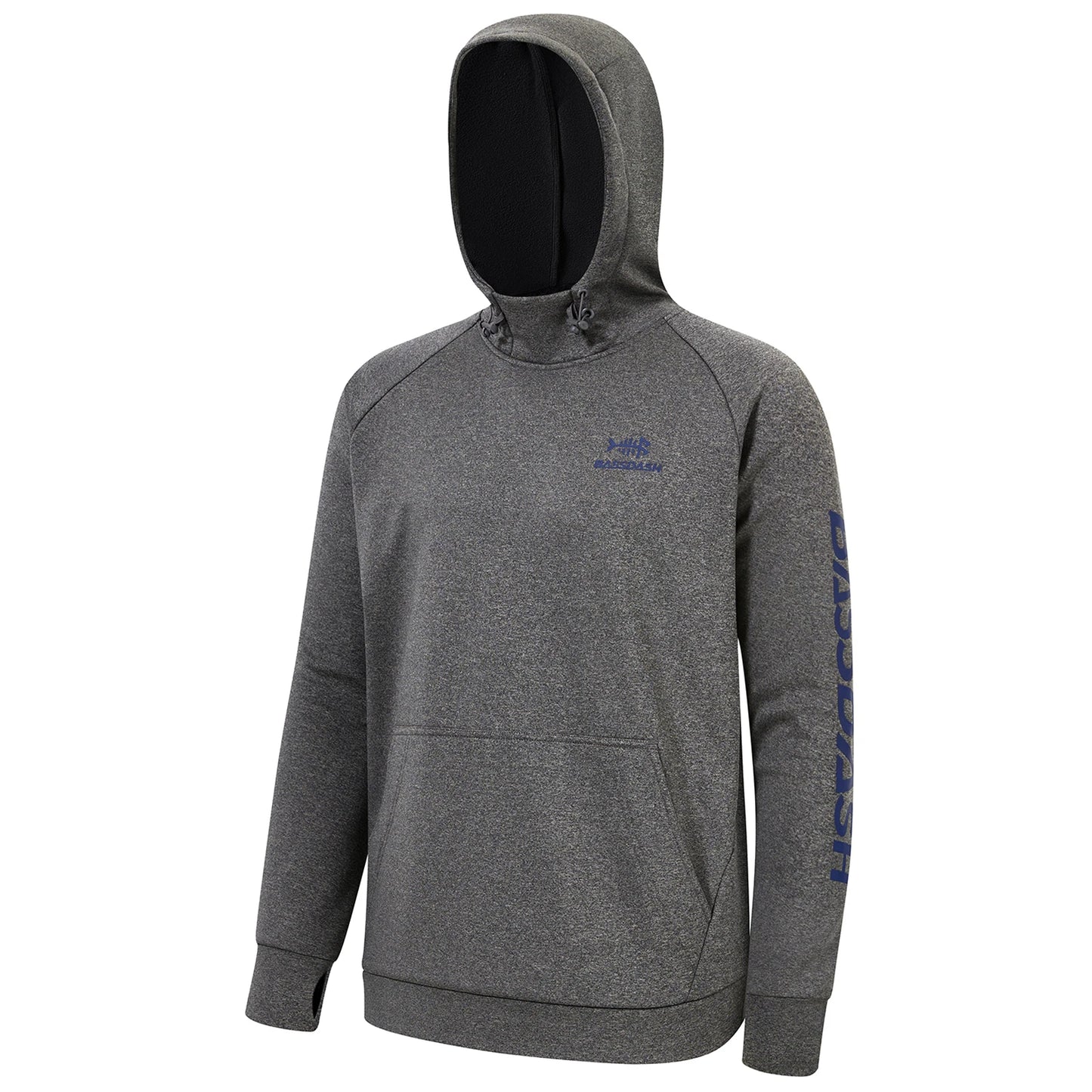 Men’s, Women's Fleece Lined Fishing Hoodies Water Resistant Performance Pullover Sweatshirt with thumb hole