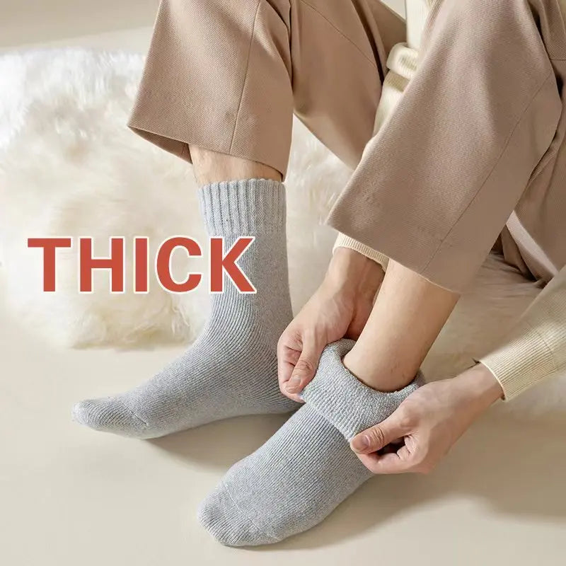 3 Pairs Wool Socks, winter warm Socks