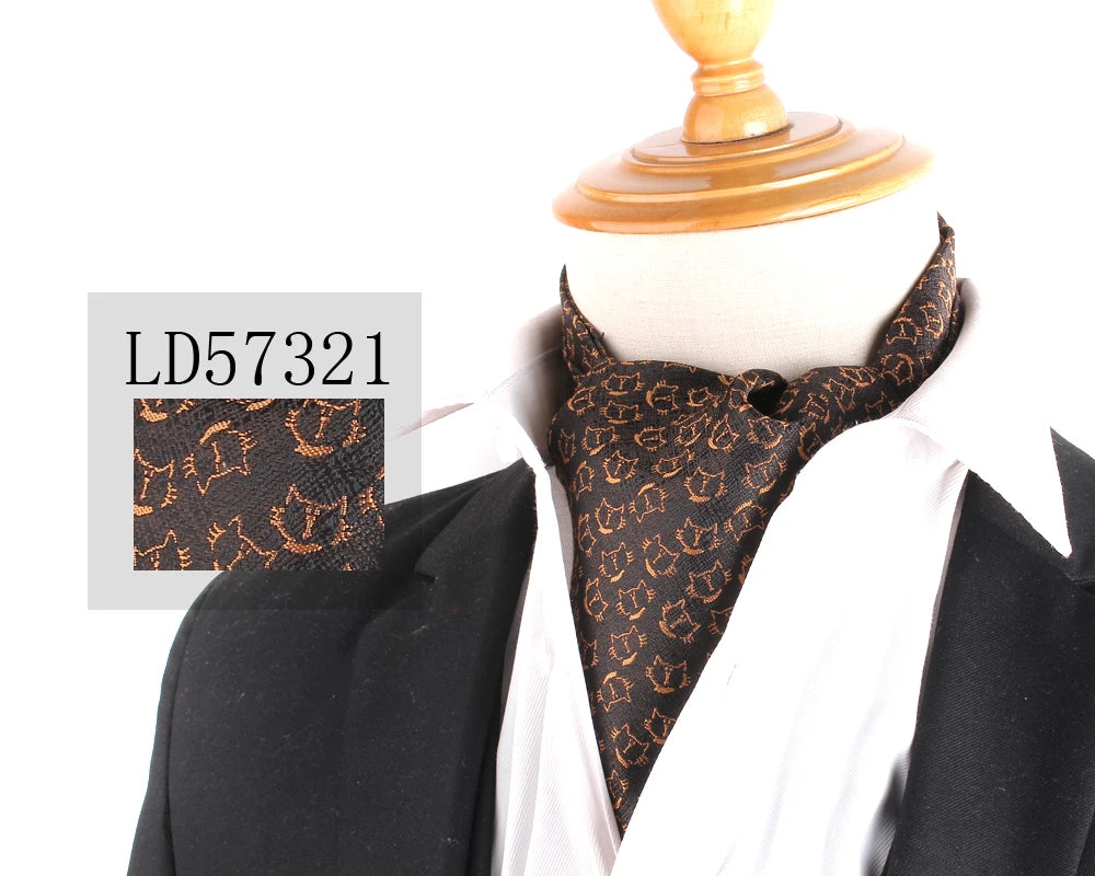 Paisley Cashew Tie Cravat Ascot