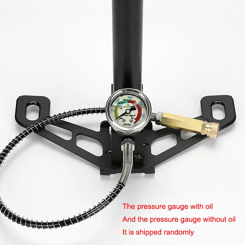 30mpa 4500psi 300bar 4 Stage High Pressure Air PCP Pump For Pcp Hunting Car Bicycle Refilling PCP Compressor
