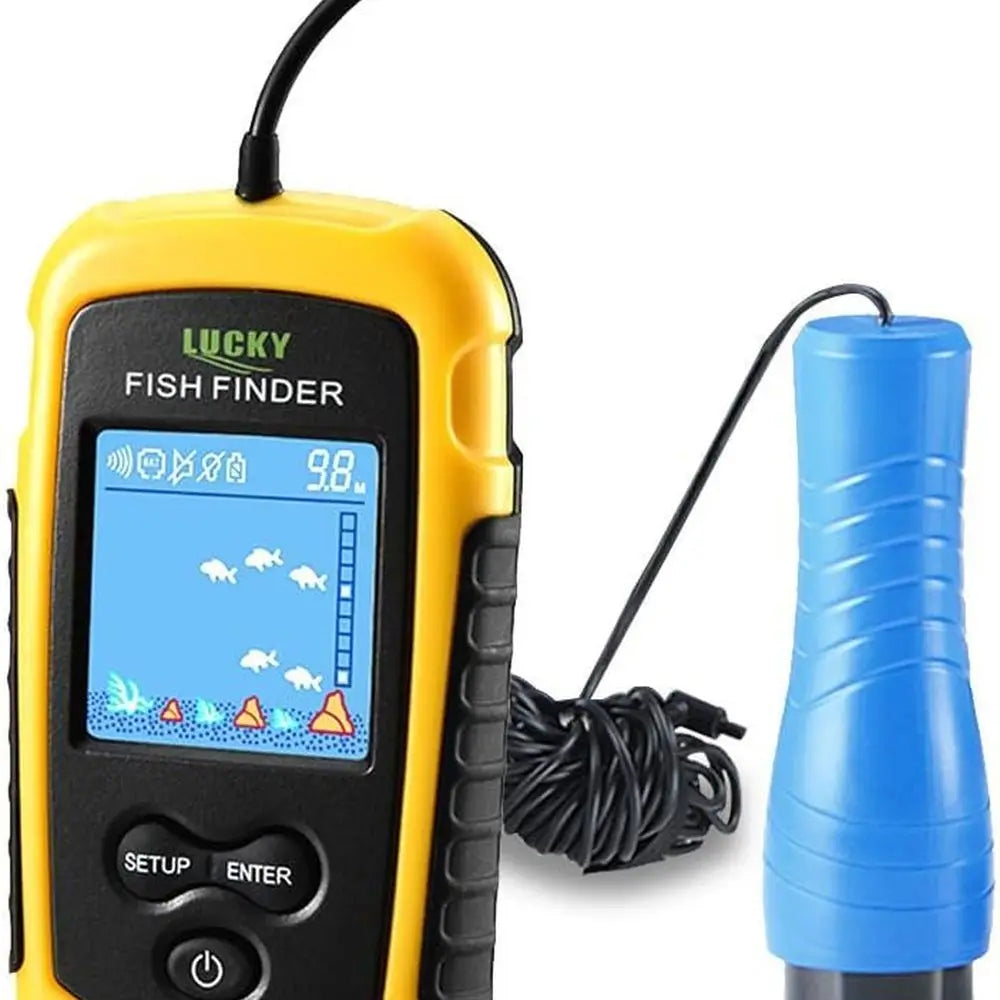 Small Portable Fish Finder, Handheld Fish Finders. Can be used for Ice Fishing