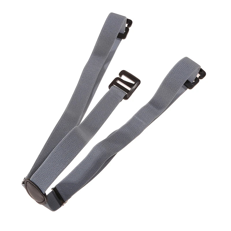 Heavy Duty Work Suspenders for  Wide X-Back with 3 Plastic Gripper Clasps Adjustable Elastic