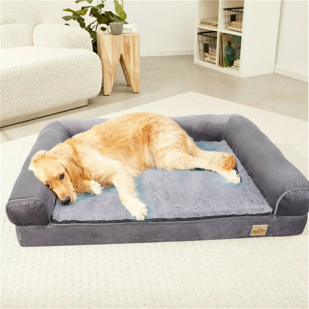 XXL Large Orthopedic Dog Bed Cozy Pet Dog Bedding with Washable Cover