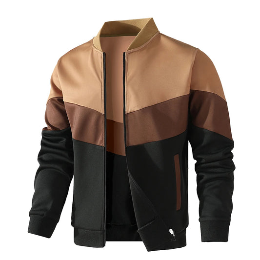 Men's Jacket Wind proof Bomber Overshirt Zip-Up