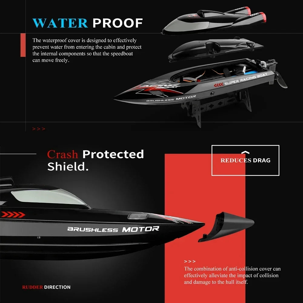 RC Boat 2.4Ghz High Speed Racing  Speedboat