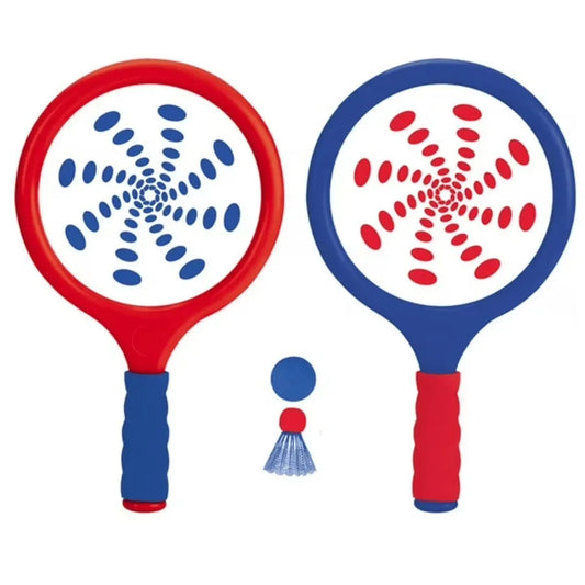 Play Day Boom Racket Game Red Blue 4 Piece Outdoor Sports Toy Ages 3+