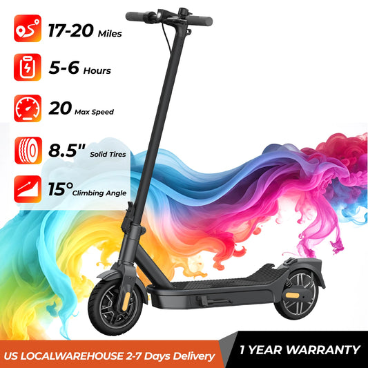 High Speed Electric Scooter Foldable E-scooter 500W 20 Mile Max Range 8.5 Inch Tire Double Suspension App Control Fast Charging