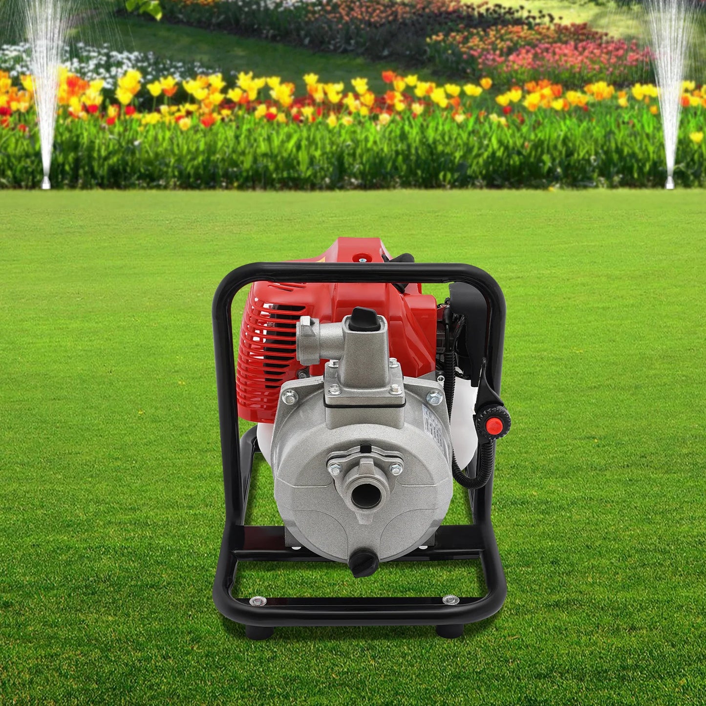 1250W Gasoline Engine Water Pump, 2-Stroke Engine Water Pump ,43CC Water Transfer