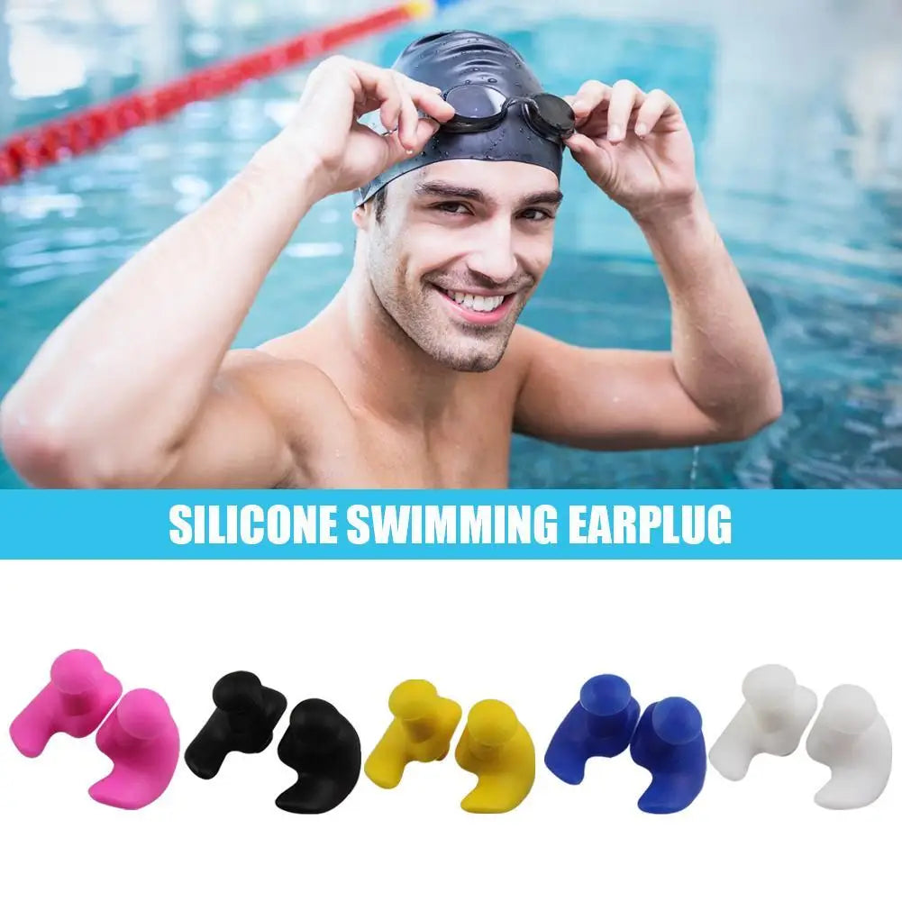 Swimming Ear Plug, Ear Protection, Waterproof Silicone
