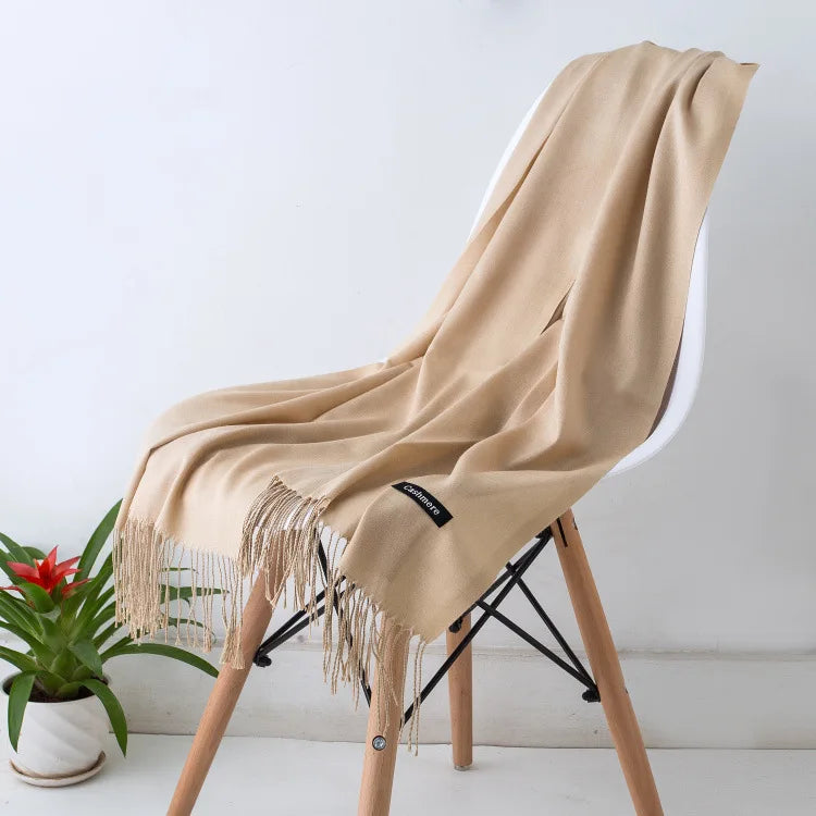 Women's Pashmina Scarf Shawls, Soft Cashmere feeling Headscarf