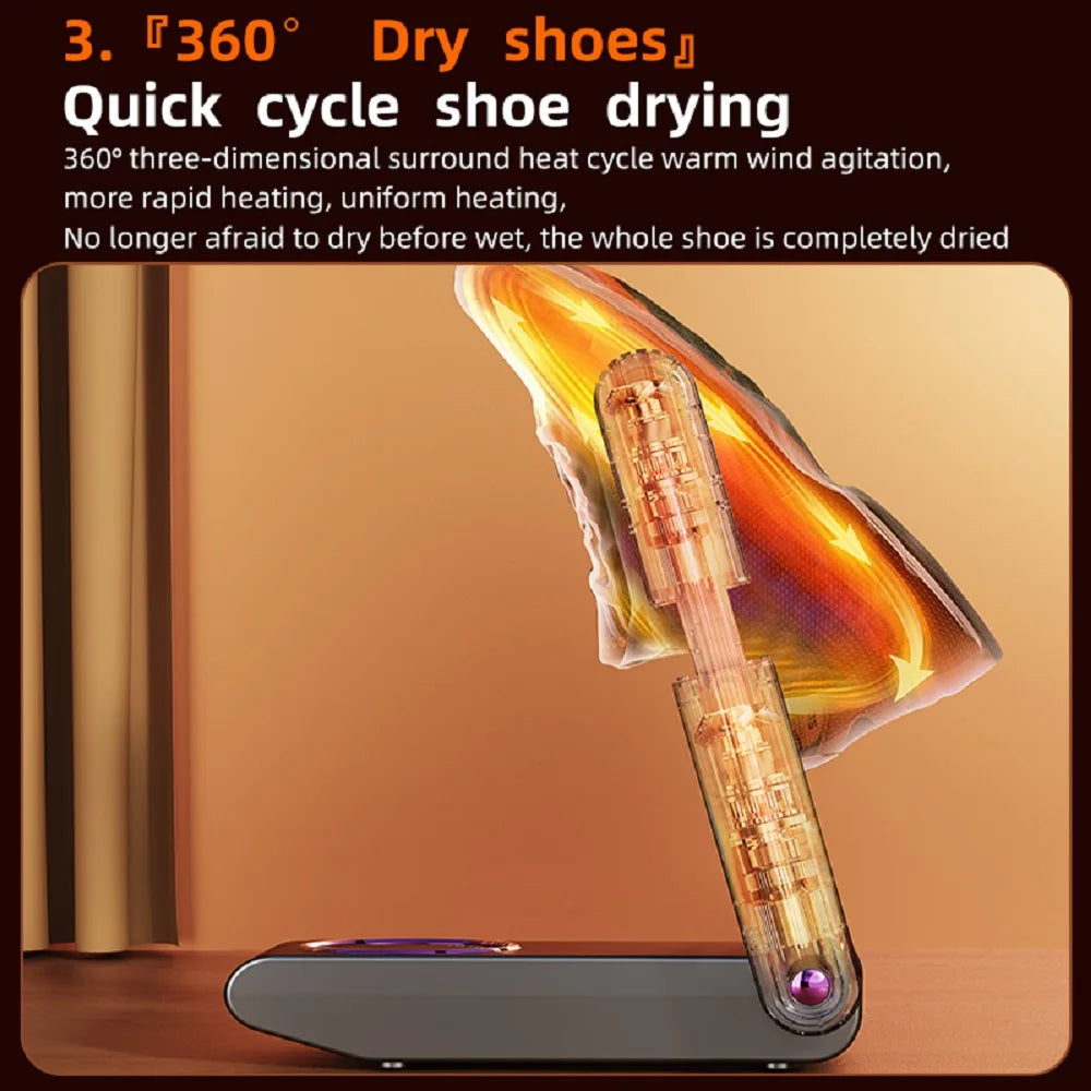 Electric Shoe Dryer, Adjustable, Quick Drying Deodorizing