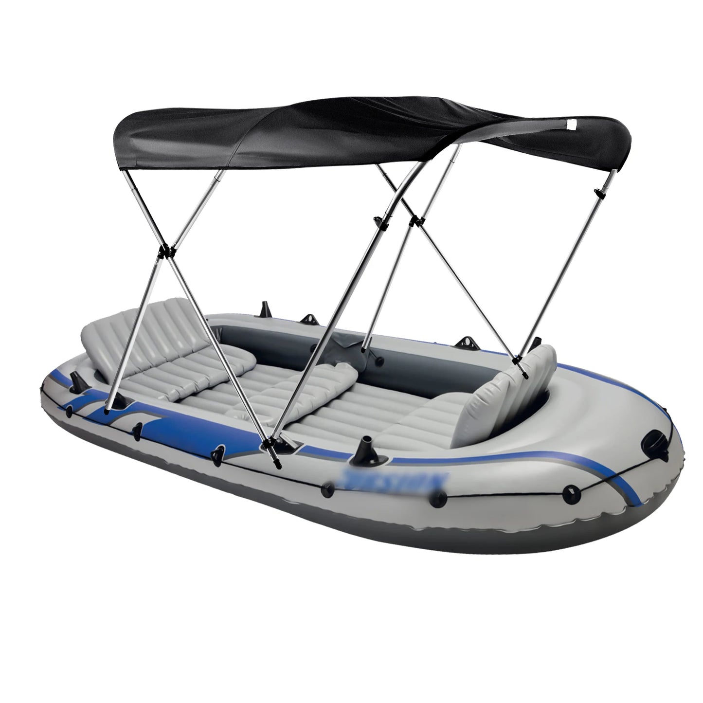 Marine Awning Shelter 2 Person Inflatable Boat Kayak Awning Sun Protection Awning Black