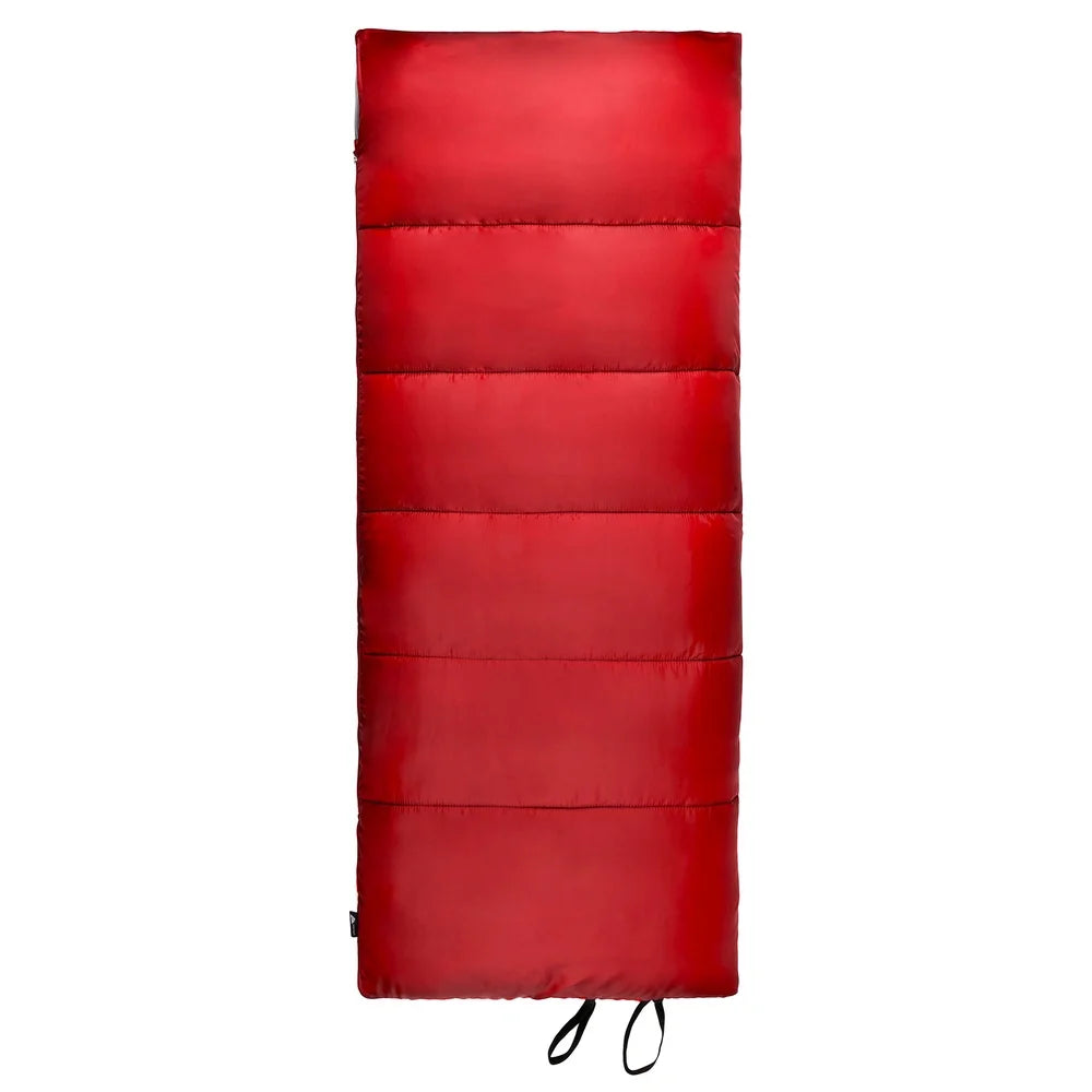 Warm Weather Sleeping Bag Compact Lightweight Camping Travel Quilt Machine Washable Insulated, Polyester Fabric Stuff Sack