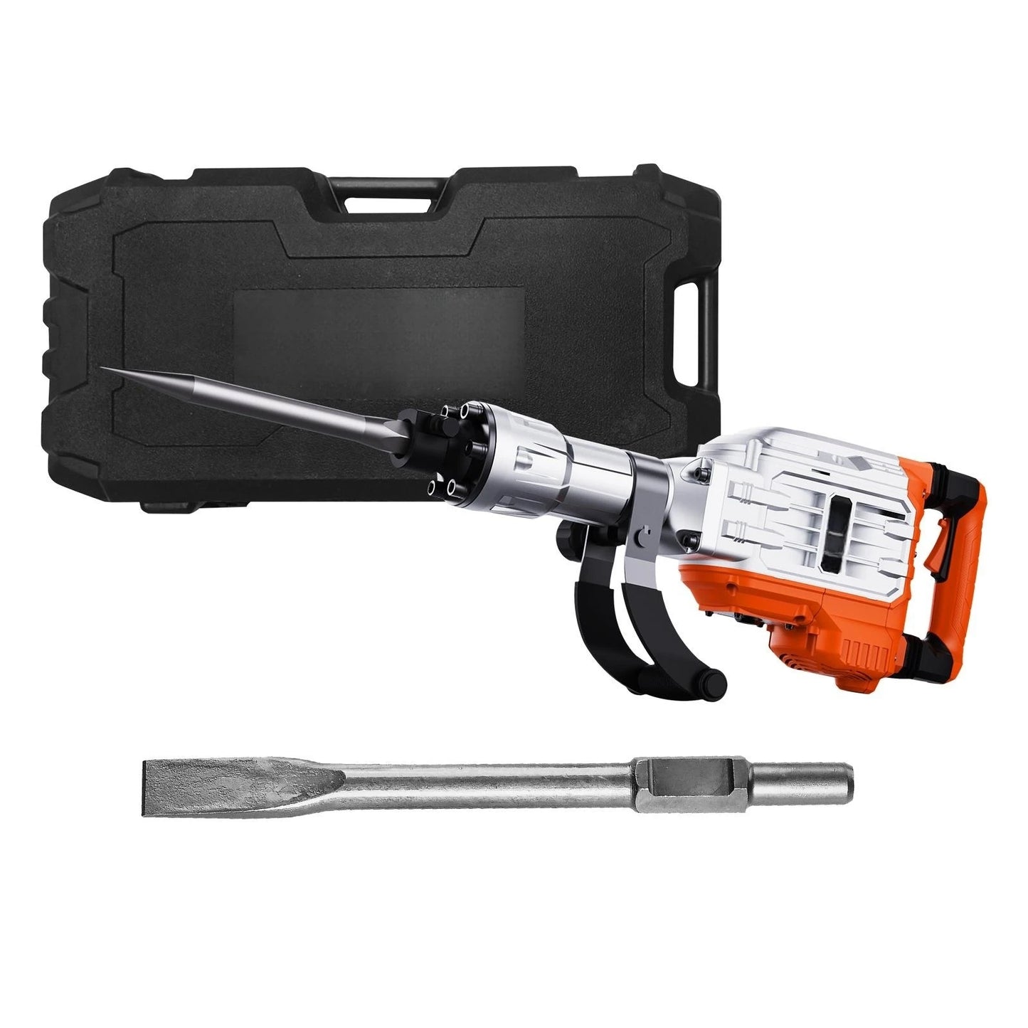 Demolition Jack Hammer, 1500W/2200W/3500W Concrete Breaker, Heavy Duty Electric Jack Hammer 2/4pcs Chisel