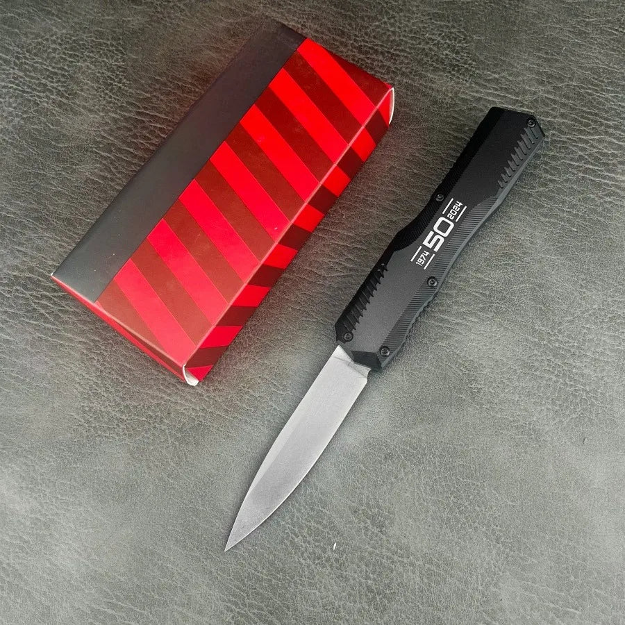 Tactical Knife, Steel Blade, Aluminum Handle Outdoor Camping, Survival