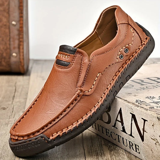 Men's Solid Color Loafers Soft Sole