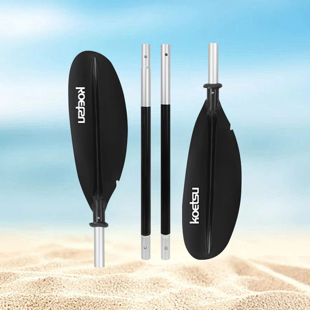 4-Piece Kayak Boat Paddle, Adjustable Paddle,  Aluminum Alloy Stand Up Paddles for Outdoor Water Sports