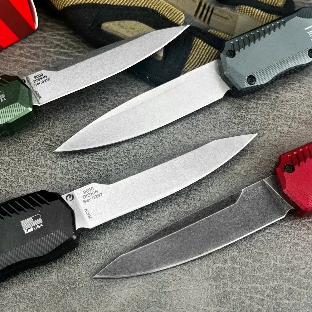 Tactical Knife, Steel Blade, Aluminum Handle Outdoor Camping, Survival