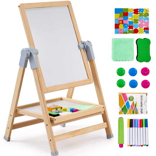 Standing Magnetic Drawing Board, WordPad Art Easel. With Painting Accessories, Children Educational Toys