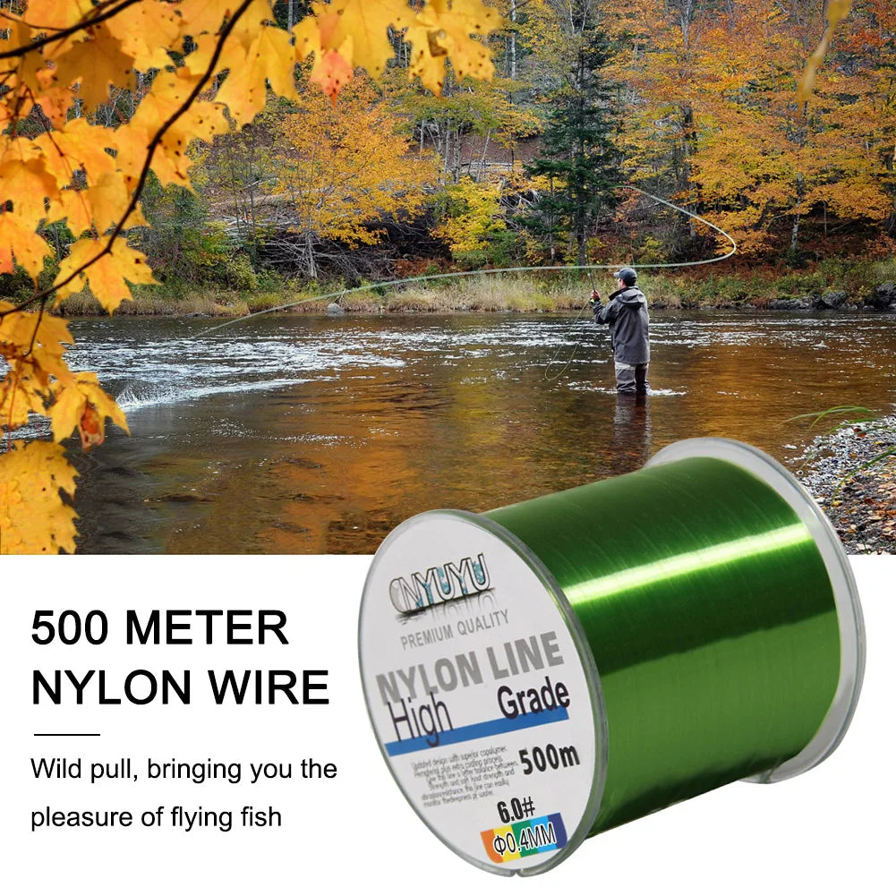 Super Strong Fishing Line Abrasion Resistant 18-90LB Braided Nylon Line