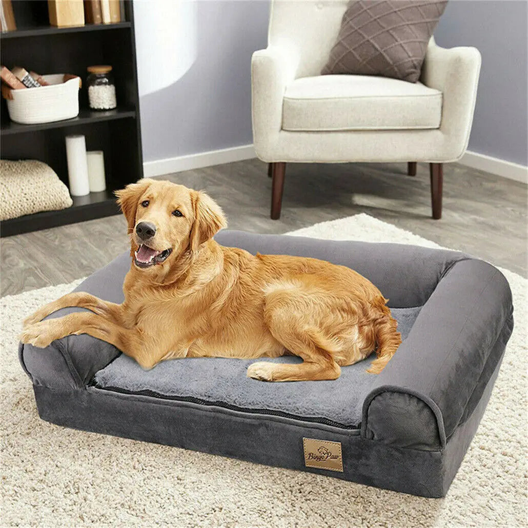 XXL Large Orthopedic Dog Bed Cozy Pet Dog Bedding with Washable Cover