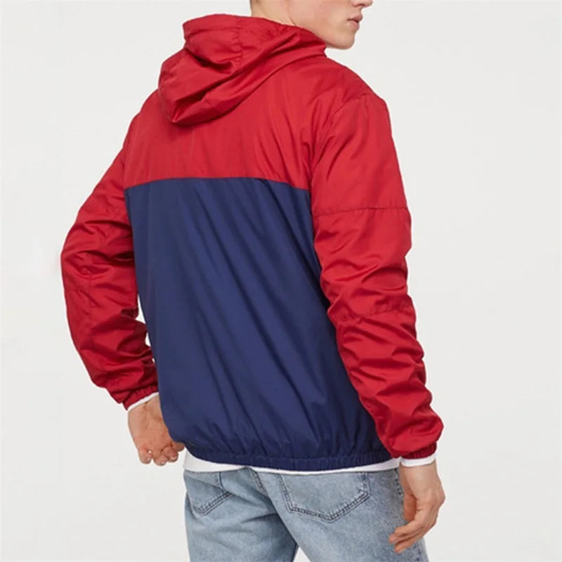 Men s  Parka Jacket with Faux Fur Lined Hood and Zipper Closure Warm Coat Outdoor Windbreaker