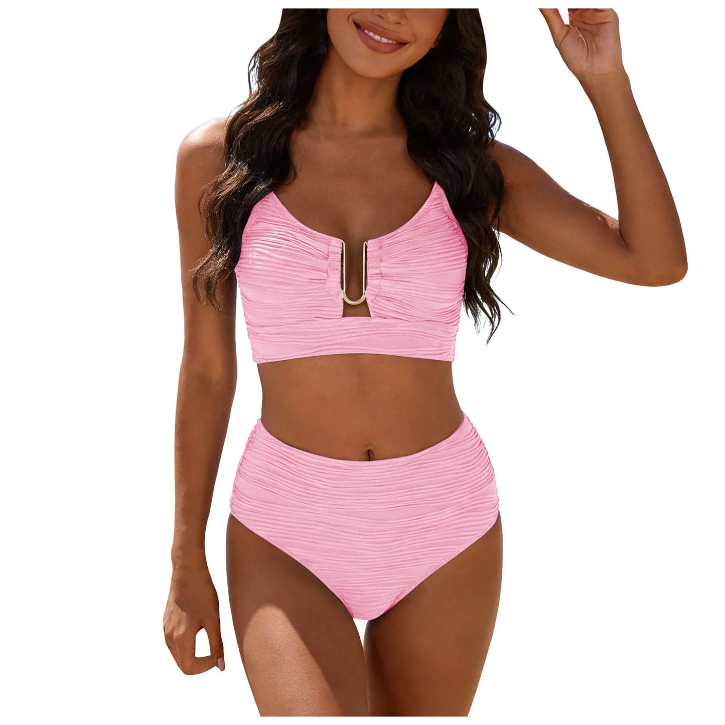 Women High Waisted Two Piece Swimsuits