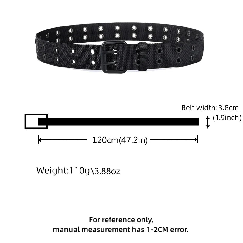 Men's Breathable Nylon Fabric Belt