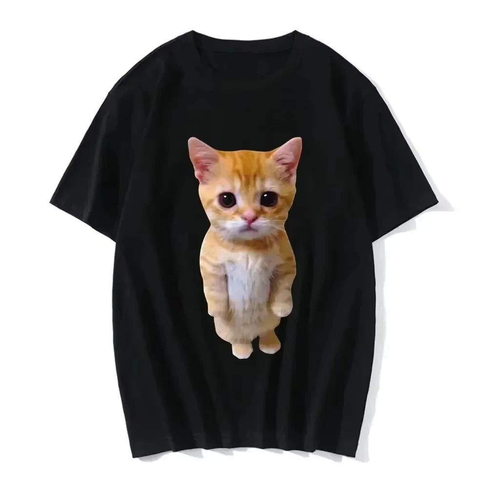 T Shirts Funny Short Sleeve O Neck, Unisex Streetwear Printed T-shirt