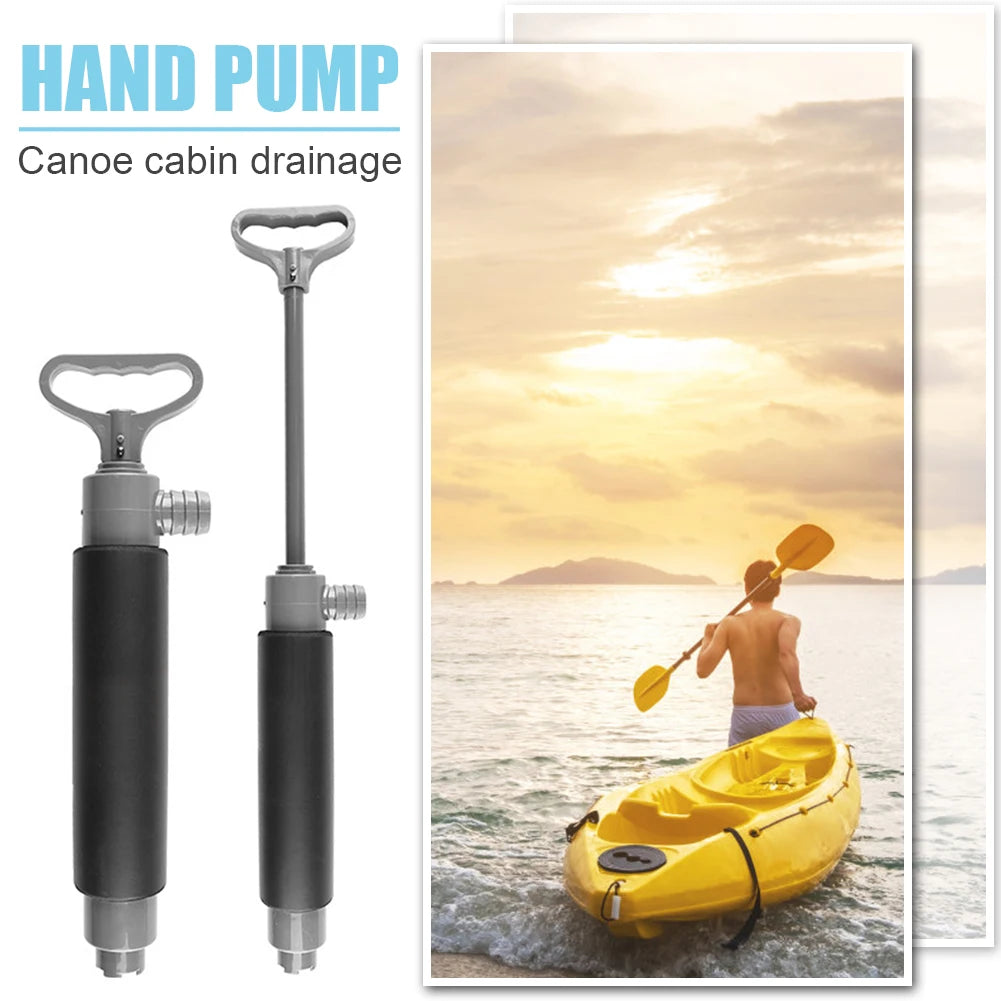 Kayak Manual Water Pump Boat Hand Tool Bilge Pump for Kayaks Rescue Supplies Canoes and Boats Water Sports Accessories