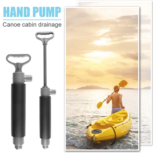 Kayak Manual Water Pump Boat Hand Tool Bilge Pump for Kayaks Rescue Supplies Canoes and Boats Water Sports Accessories