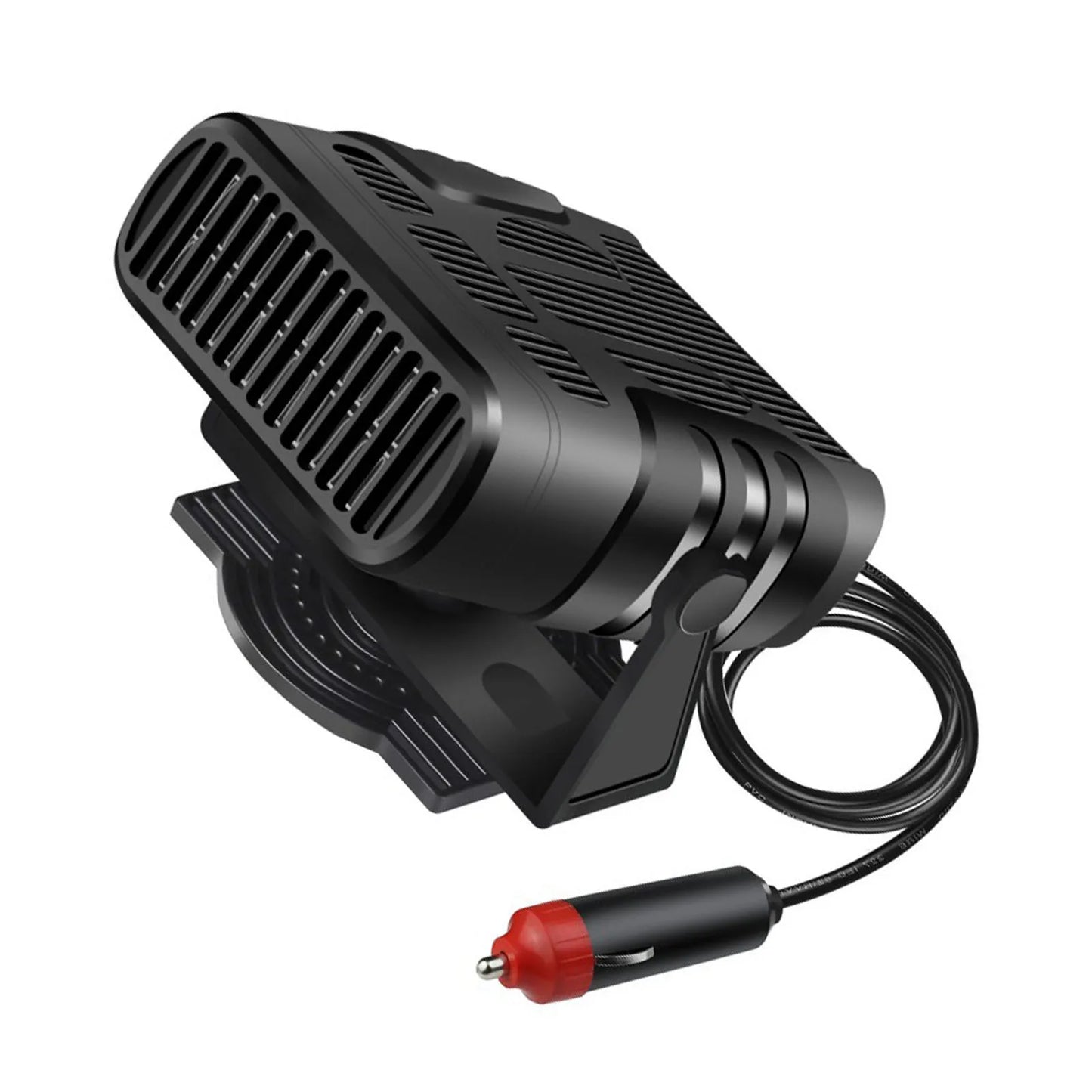 12V/24V Car Windshield Defogger, Defroster. 2 in 1 Heating Fan 360 Degree Rotating Heater