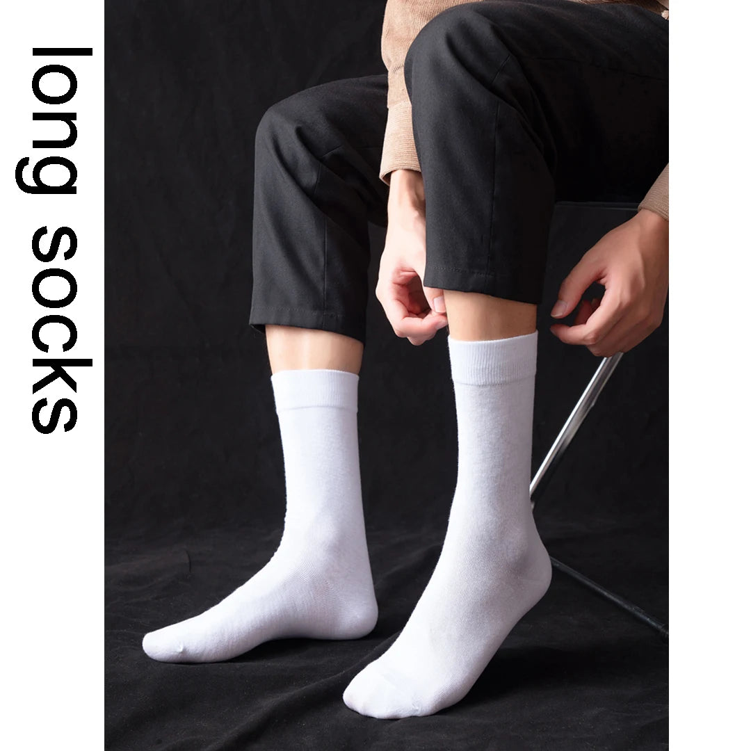 5 Pairs High Quality Men's, Women's Cotton Socks, Long Socks For Men, Dress, Casual