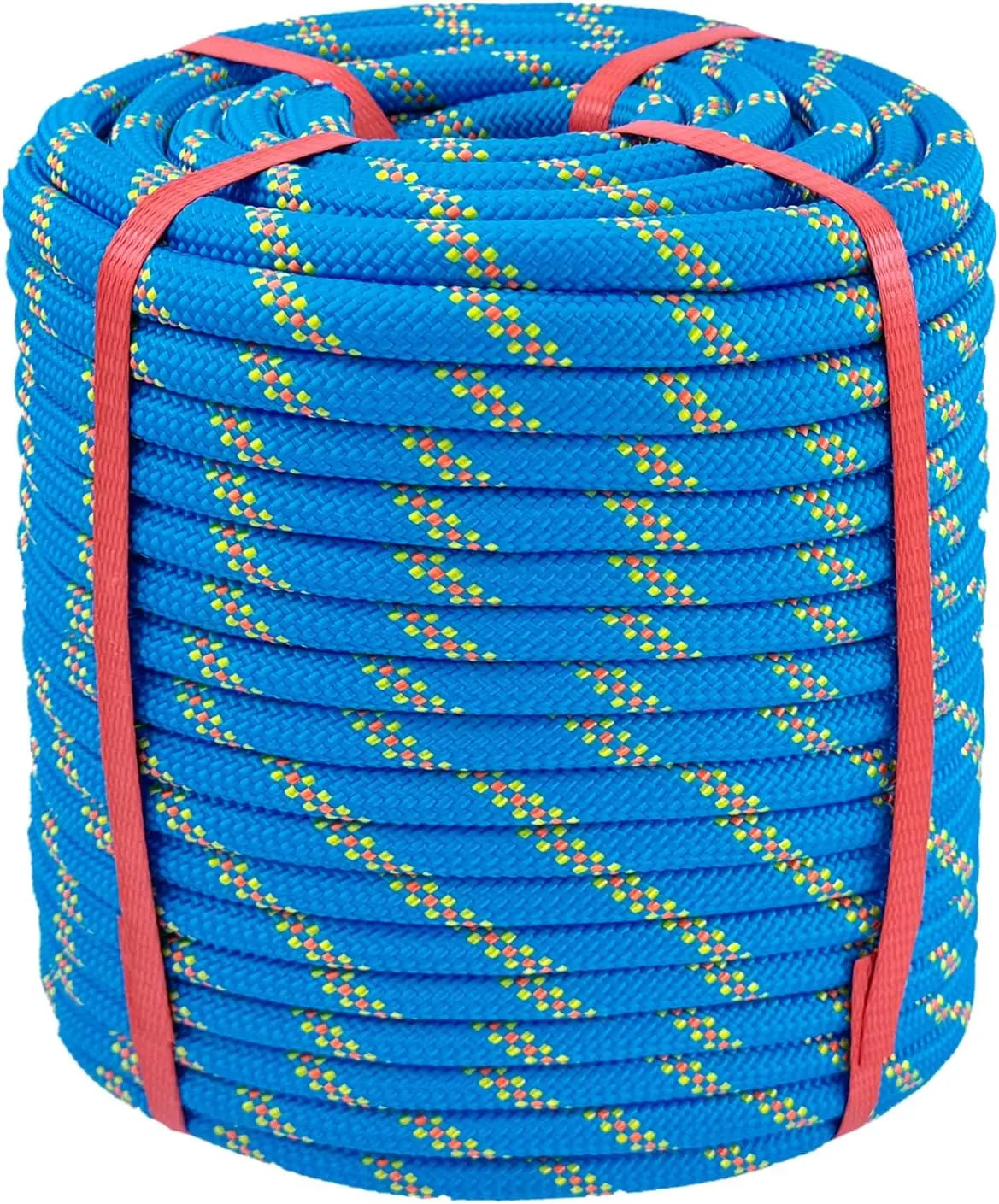 Heavy Duty 1/2 Inch x 150 Ft Arborist Rope for Tree Pulling, Felling & Climbing - High Strength Polyester Static Line