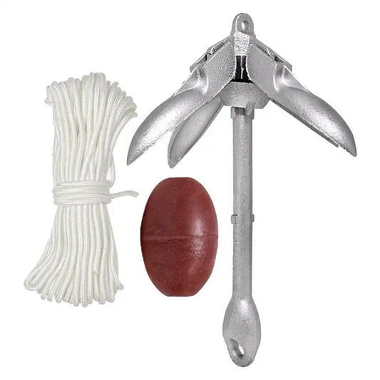 Kayak Anchoring Kit, Folding Retrievable Quick Release Boat Accessories For Kayaking Rafting