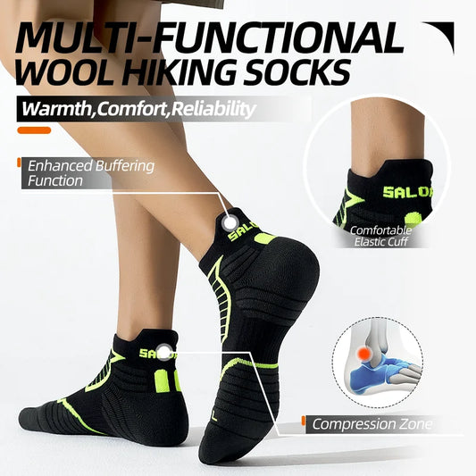 6-Pack Sports Socks with Shock Absorption And Wear-Resistant Features for Various Indoor And Outdoor Scenarios