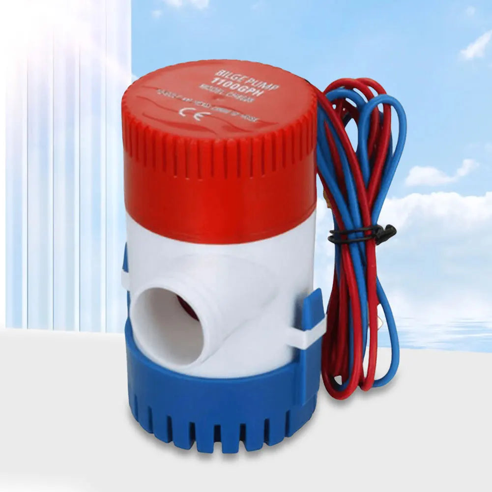 1100GPH Submersible Bilge Pump 12V Low Noise