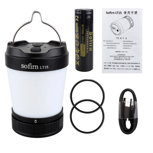 Camping Light USB Rechargeable, Powerful Torch Portable Emergency Lantern 2700K-6500K with Reverse Charging