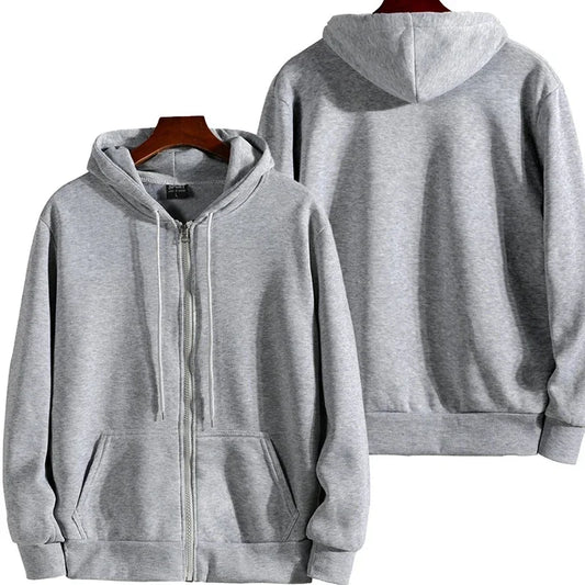 Zipper Hoodies, Men's, Women's Long Sleeve Hooded Sweatshirt, Fashion Casual Loose Fit