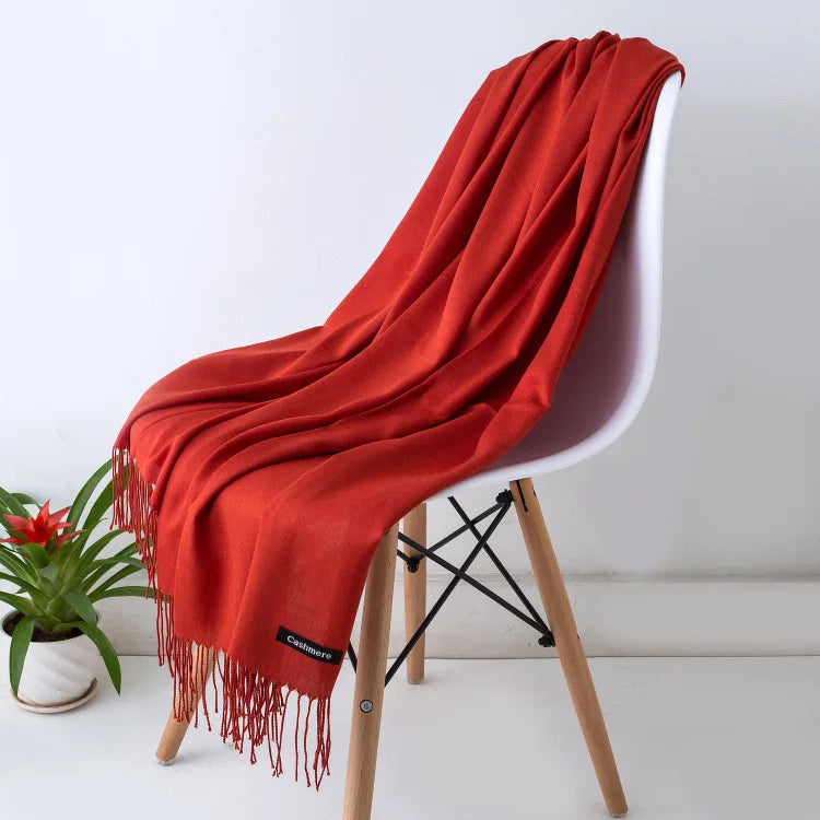 Women's Pashmina Scarf Shawls, Soft Cashmere feeling Headscarf