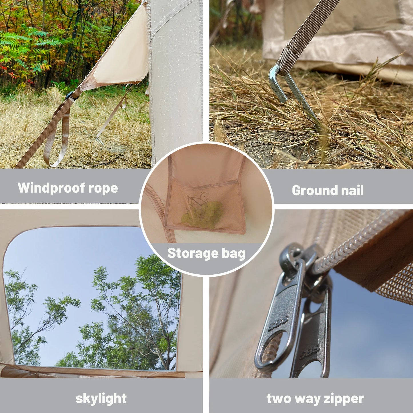 Inflatable Camping Tent, Easy Setup. Waterproof Windproof Outdoor Self-Supporting blow up tent