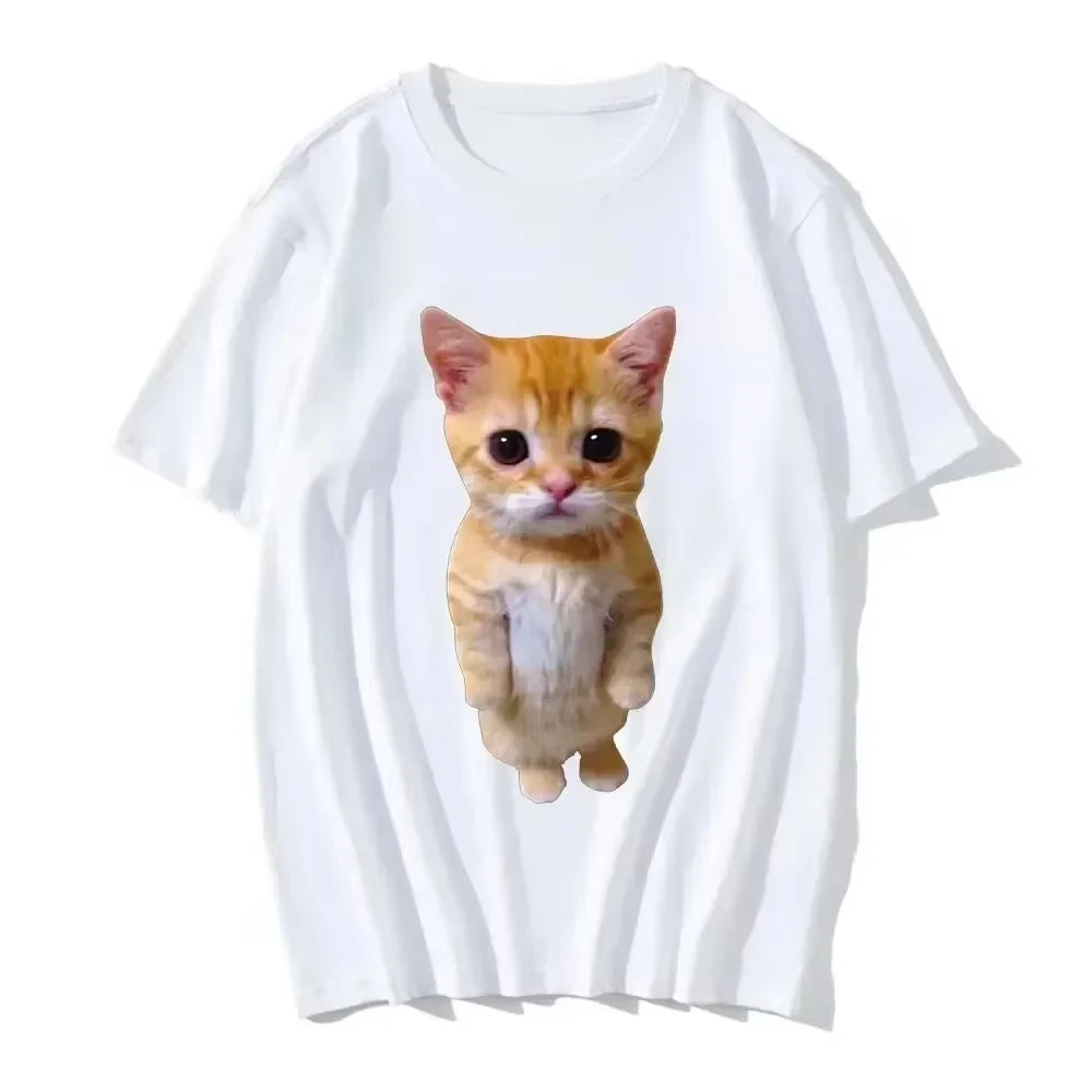 T Shirts Funny Short Sleeve O Neck, Unisex Streetwear Printed T-shirt