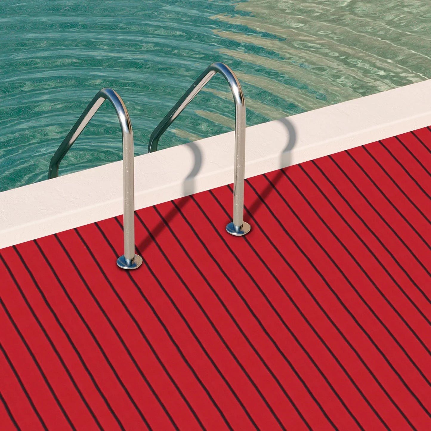 Boat Flooring EVA FoamDeck Flooring Decking Marine Boat Carpeting 94.5''X35.4''X0.24'' Non-Slip Mats for Yacht