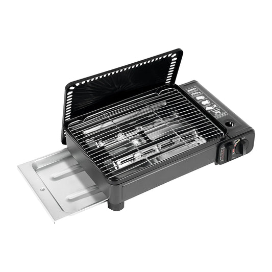 Portable Camping Grill Gas Stove Butane Gas For Camping, Traveling, Backyard
