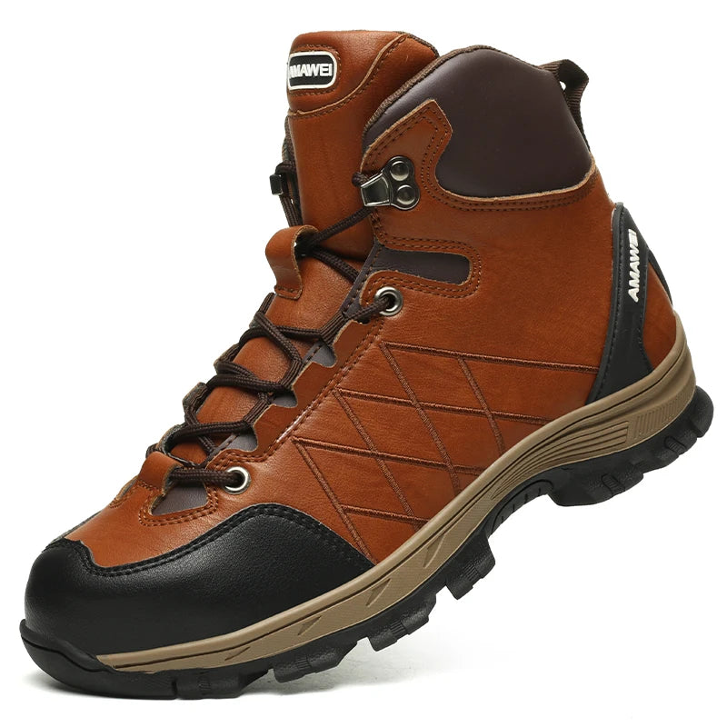 Safety  Work Boots Steel Toe Construction