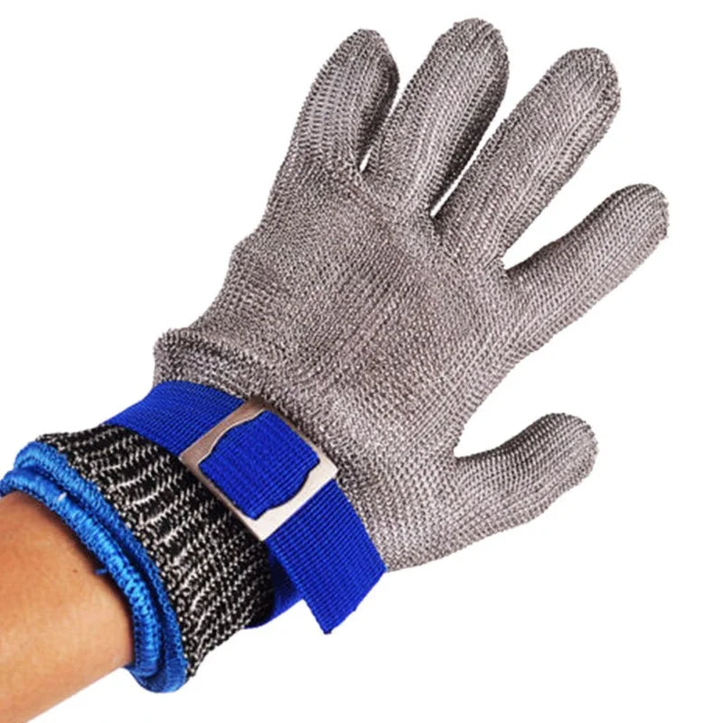 Anti-Cut Gloves, Stab Resistant Stainless Steel Wire Metal Mesh