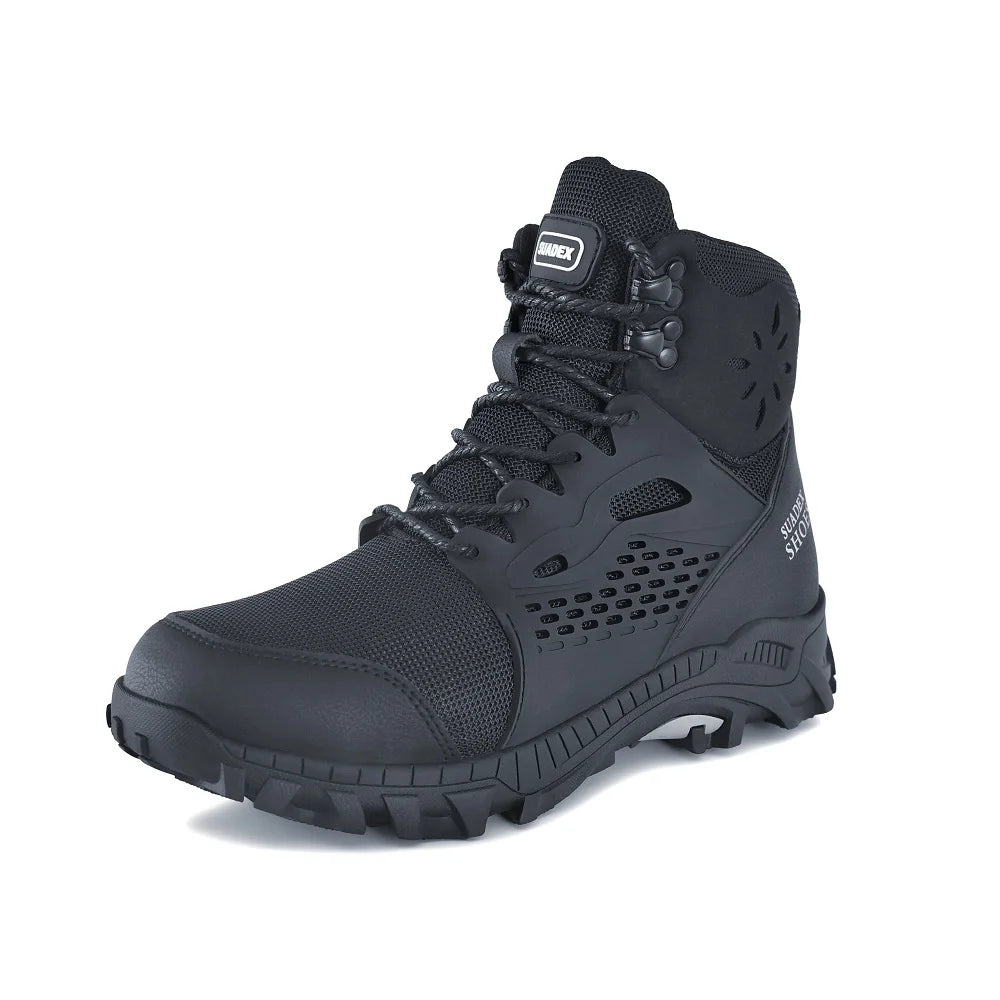 Safety Boots Men Work Shoes Anti-Smashing Steel Toe Male Female Anti-slip
